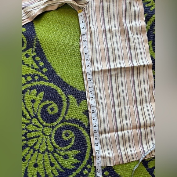 Anthropologie Maeve Stripped Wide-Leg Pants 0 Coastal Light Airy Neutral Casual - Picture 13 of 14